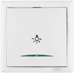 RELEE Buton sonerie LED, 10 A, alb Relee Medias