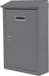 Smith And Locke Cutie posta SMITH AND LOCKE, Inchidere cheie, 90 x 238 x 355mm, gri