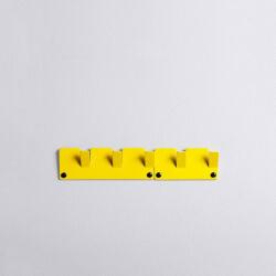 SPIN Cuier perete TETRIS, 17 cm, galben, 3 piese (MDBHNG17MLYLW02)