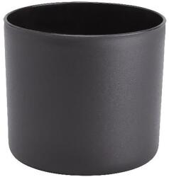 GoodHome Ghiveci rotund GOODHOME, plastic, 10 cm, negru