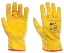 DCT Manusi de protectie piele DCT, marime 10, galben, uz general agricol