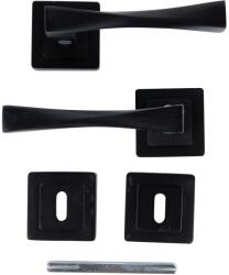 ASSA ABLOY Set manere, rozete cheie, aluminiu, negru, usi de interior Yale Verona