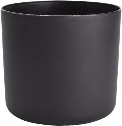 GoodHome Ghiveci rotund GOODHOME, plastic, 21 cm, negru