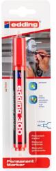 edding Marker permanent EDDING 300, varf rotund, 1.5-3 mm, rosu