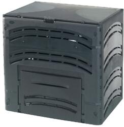 VERVE Compostor de gradina VERVE, 80 x 80 x 60 cm, 350 L, plastic termoformat, negru Compostator