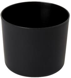 GoodHome Ghiveci din plastic, negru, forma rotunda, 8 cm GoodHome