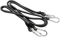 LUMY TOOLS Set 2 corzi elastice LUMY TOOLS, 1.25 m x 10 mm, negru