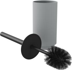 GOODHOME Perie WC cu suport Kina GOODHOME, 10.5 x 42 cm, polipropilena si ABS, gri