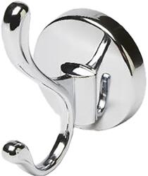 GOODHOME Cuier baie Ormara GOODHOME, 5.5 x 6.5 x 9 cm, otel, argintiu
