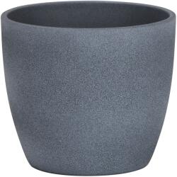 Scheurich Ghiveci, rotund negru, 25 cm Scheurich