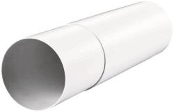 VENTS Tub telescopic PVC, 150 mm, 350-500 mm, alb