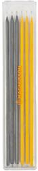 Magnusson Set mine grafit creion tamplar MAGNUSSON, D 2.8 mm, ABS si policarbonat, galben/negru, 6 buc