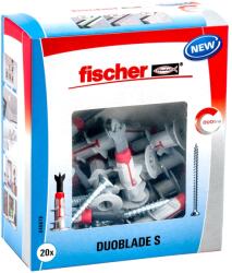 Fischer Set de 20 bucati de dibluri duoblade pentru fixarea pe placile de gips carton + holsurub aferent Fischer