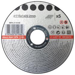 OPP1 Disc polizor OPP1, metal, 115x1mm, 5 bucati Disc de taiere
