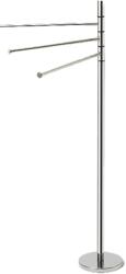 GoodHome Suport pentru prosop Ormara GOODHOME, 45.5 x 91 x 24.8 cm, otel, argintiu