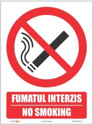 Retail Solutions Indicator Fumatul Interzis, 15X20cm Bi Retail Solutions