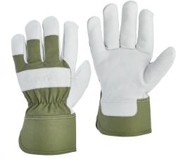 VERVE Manusi pentru gradinarit VERVE, marimea XL, piele, verde/alb