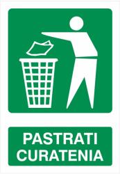 Retail Solutions Indicator Pastrati Curatenia 20X30cm Retail Solutions
