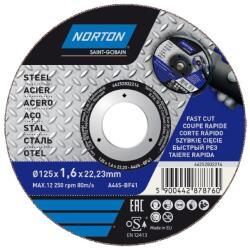 Norton Disc pentru taiere metal Norton, 125 x 1.6 mm Disc de taiere