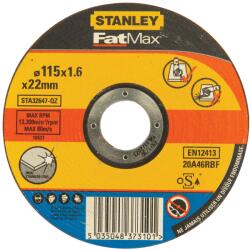 Stanley Fatmax Disc taiere inox STANLEY Fatmax STA32647-QZ, 115 x 22.2 x 1.6 mm Disc de taiere