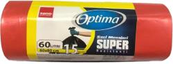 SANO Saci menajeri SANO Optima, 15 bucati, 60 l, rosu