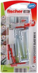 Fischer Set dibluri FISCHER DuoPower, 8 x 40mm, 4 bucati - bricodepot - 21,70 RON