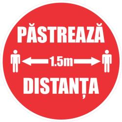 Creative Sign Indicator Pastreaza Distanta 1.5M Creative Sign