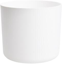 GoodHome Ghiveci rotund GOODHOME, plastic, 20.7 cm, alb