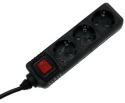 Hama Prelungitor HAMA R9223808, 3 prize, 5m, negru (R9223808)