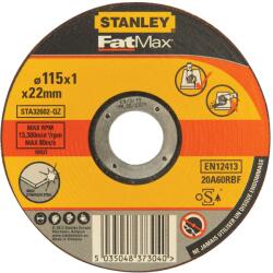 Stanley Fatmax Disc taiere inox STANLEY Fatmax STA32602-QZ, 115 x 22.2 x 1 mm Disc de taiere