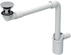 Geberit - Sifon de lavoar economic cu scurgere pentru lavoare fără preaplin, crom 152.091. 21.1 (152.091.21.1)