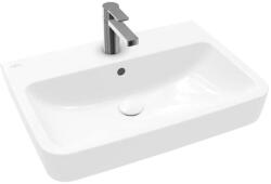 Villeroy & Boch O. novo - Mosdókagyló pultra, 650x460 mm, túlfolyóval, csapfurattal, alpesi fehér színű 4A41KG01 (4A41KG01)