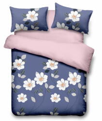 Vanora Lenjerie Vanora de pat king size Microfibra Blue Daisy (VN-4BEDYX60-BDY) Lenjerie de pat