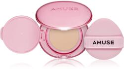 AMUSE Dew Power Vegan Cushion tartós alapozó sminkszivaccsal az élénk és kisimított arcbőrért árnyalat 1.5 Natural 15 g