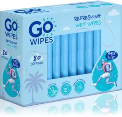 Go Wipes Refreshing Wet Wipes frissítő nedves törlőkendők kézre 10x8 db