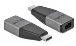 Delock 64121 USB Type-C apa > mini DisplayPort anya 4K 60Hz kompakt adapter (DL64121) (DL64121)