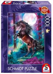 Schmidt Spiele Puzzle játék 1000 darabos Egyszarvú a teliholdban (58887)