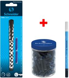 Schneider Voice szürke tollkészlet + Schneider töltő, 100/tartály + Schneider Corry javító és jelölő toll