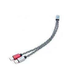 IBASSO USB 2.0 Type C Összekötő Ezüst 16cm MG-ibassoCB19C (MG-ibassoCB19C)