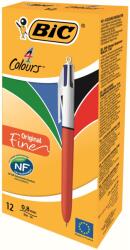 BIC 4 Color Fine golyóstoll, 12 db/doboz (801868)