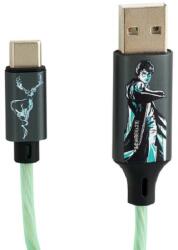 DC Comics Кабел DC Comics - Harry Potter, USB-A/USB-C, 1.2 m, многоцветен (CBHP-ACLI-PATRONUS)
