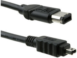 PremiumCord FireWire 6 tűs - 4 tűs kábel, 2m (KFIR64-2) (KFIR64-2)