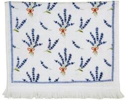 Clayre & Eef Konyhai kéztörlő 40x66cm, pamut, levendulás (ZV-8717459795716)