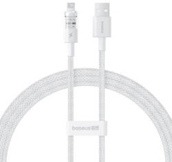 Baseus iPhone Lightning 2.4A kábel 1m fehér (P10373003211-00) (P10373003211-00)