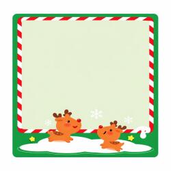 Niimbot 1EA03026202, 40x60mm, 125db, karácsonyi rénszarvas, színes önragasztó címkék (1EA03026202)