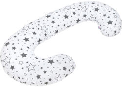 New Baby Univerzális szoptatós párna C alakú New Baby szürke csillagok (2-35211)