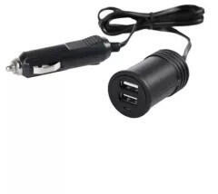 Autolife Szivargyújtó elosztó két részes aljzattal 12/24V (W14257) - l-m-s