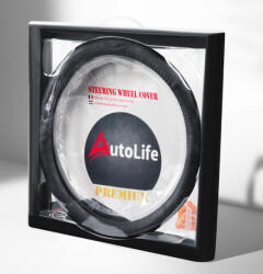 Autolife D" Típusú AIR-FLOW Bőrhatású kormányvédő 38cm 203-11-38D (00825) - l-m-s