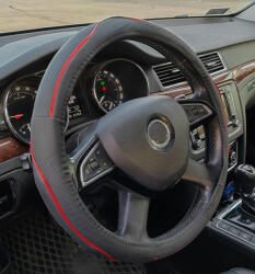 Autolife Műbőr kormányvédő 38cm 2393-38 (2393-38) - l-m-s