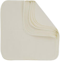 Imse mosható törlőkendők, popstörlő csomag biopamut - Natúr (10 db) (IV120001)